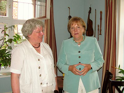Angela Merkel zu Gast