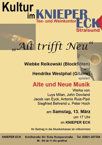 Plakat: "Alt trifft Neu"