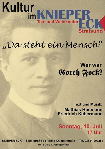 Plakat: "Da steht ein Mensch"