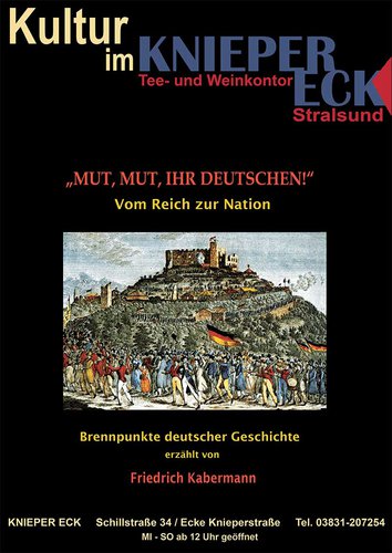 Plakat: "Mut, Mut, ihr Deutschen!"